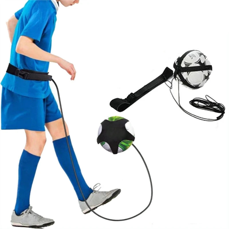 Football Club Training Belts Soccer Ball Kicking Strap Adult Kids Football Control Trainer Adjustable Waist Belt Solo Practice
