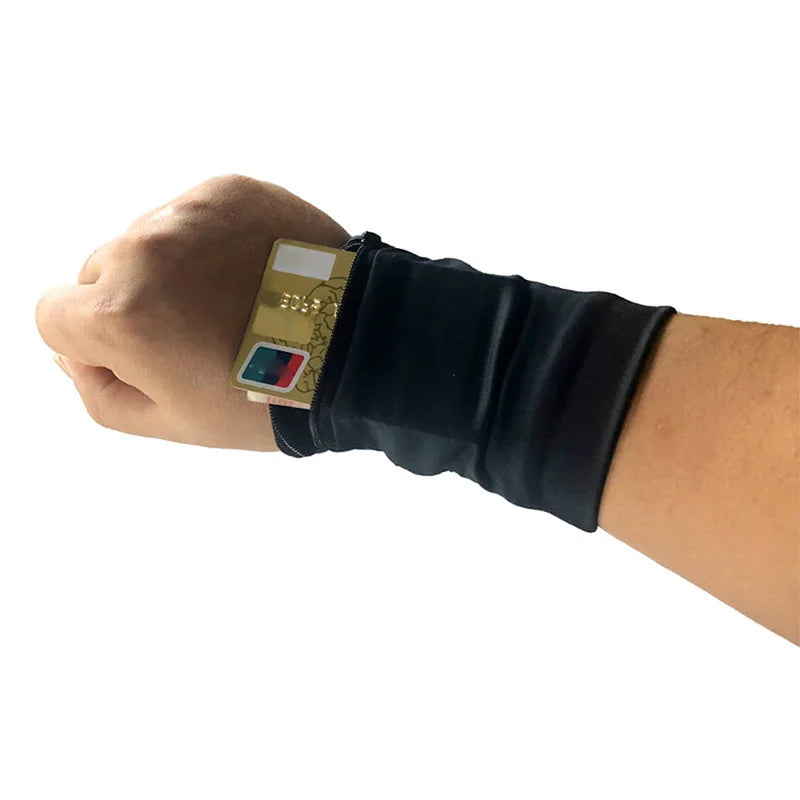 Sport Mini Cotton Wrist Pocket Pouch