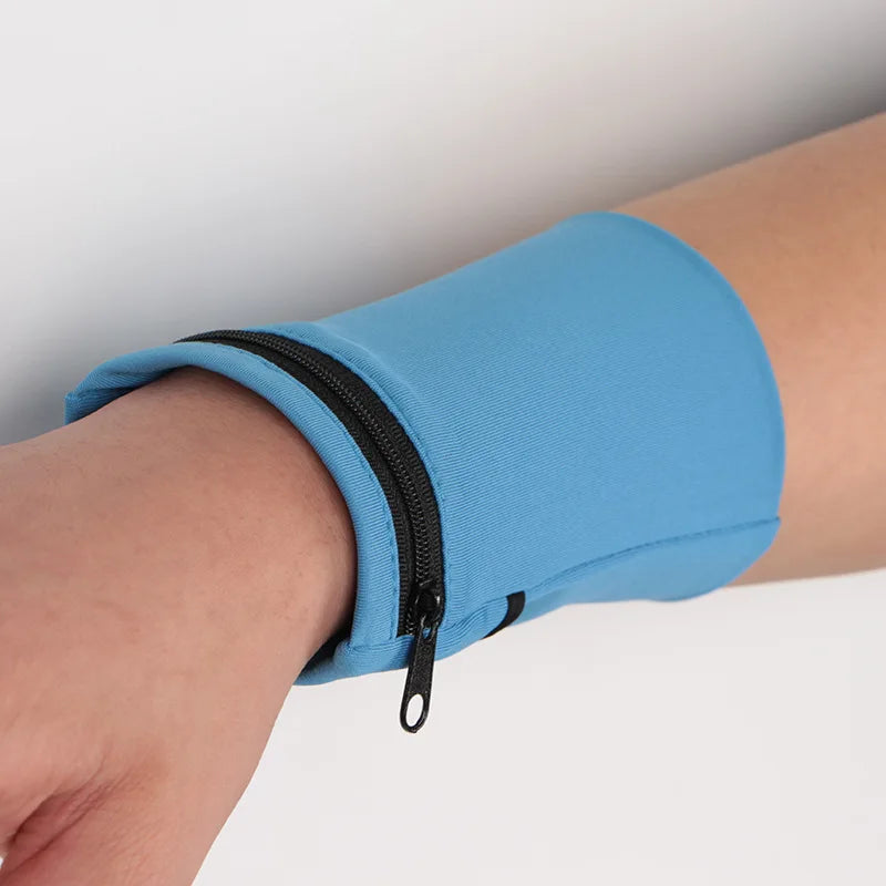 Sport Mini Cotton Wrist Pocket Pouch