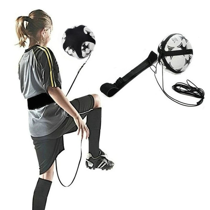 Football Club Training Belts Soccer Ball Kicking Strap Adult Kids Football Control Trainer Adjustable Waist Belt Solo Practice