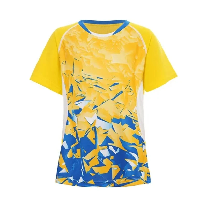 Kids Boys Girls Quick Dry Sports T-shirt Short Sleeve Breathable O Neck Tee Top For Basketball Football Badminton Tennis T Shirt